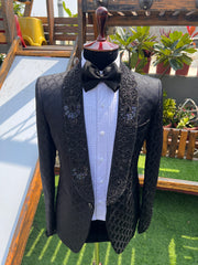 Black cerimonial tuxedo BY ZUBER STYLO