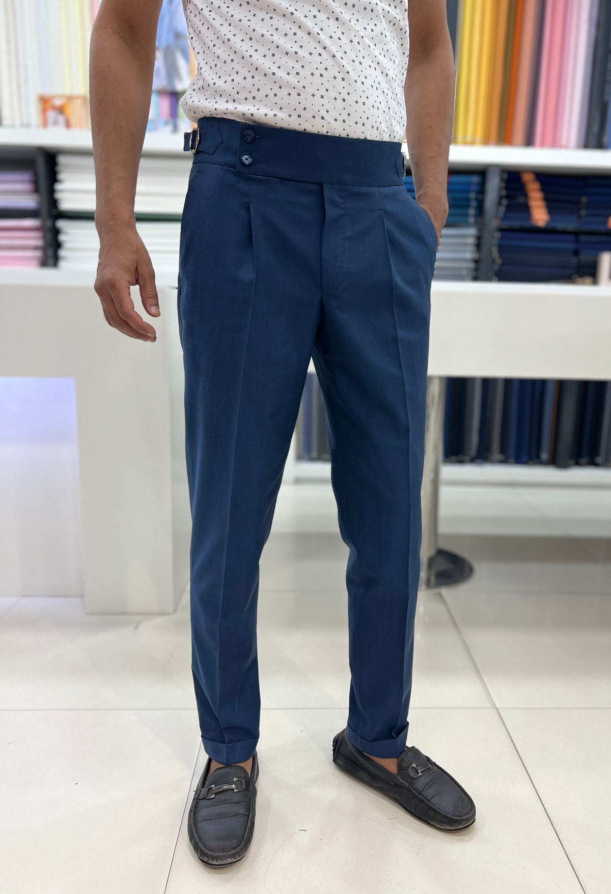 Blue Gurkha pant