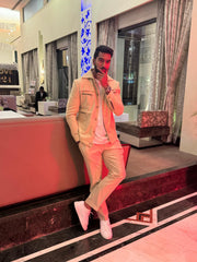 VENKATESH IYER Cream casual jacket and Gurkha trouser