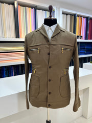 Brown casual jacket BY ZUBER STYLO