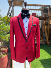 The colour of love red suit BY ZUBER STYLO