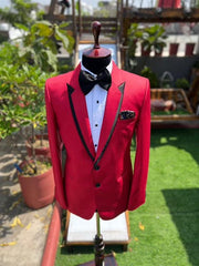 The colour of love red suit BY ZUBER STYLO