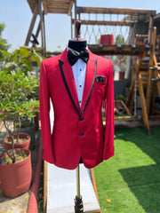 The colour of love red suit BY ZUBER STYLO