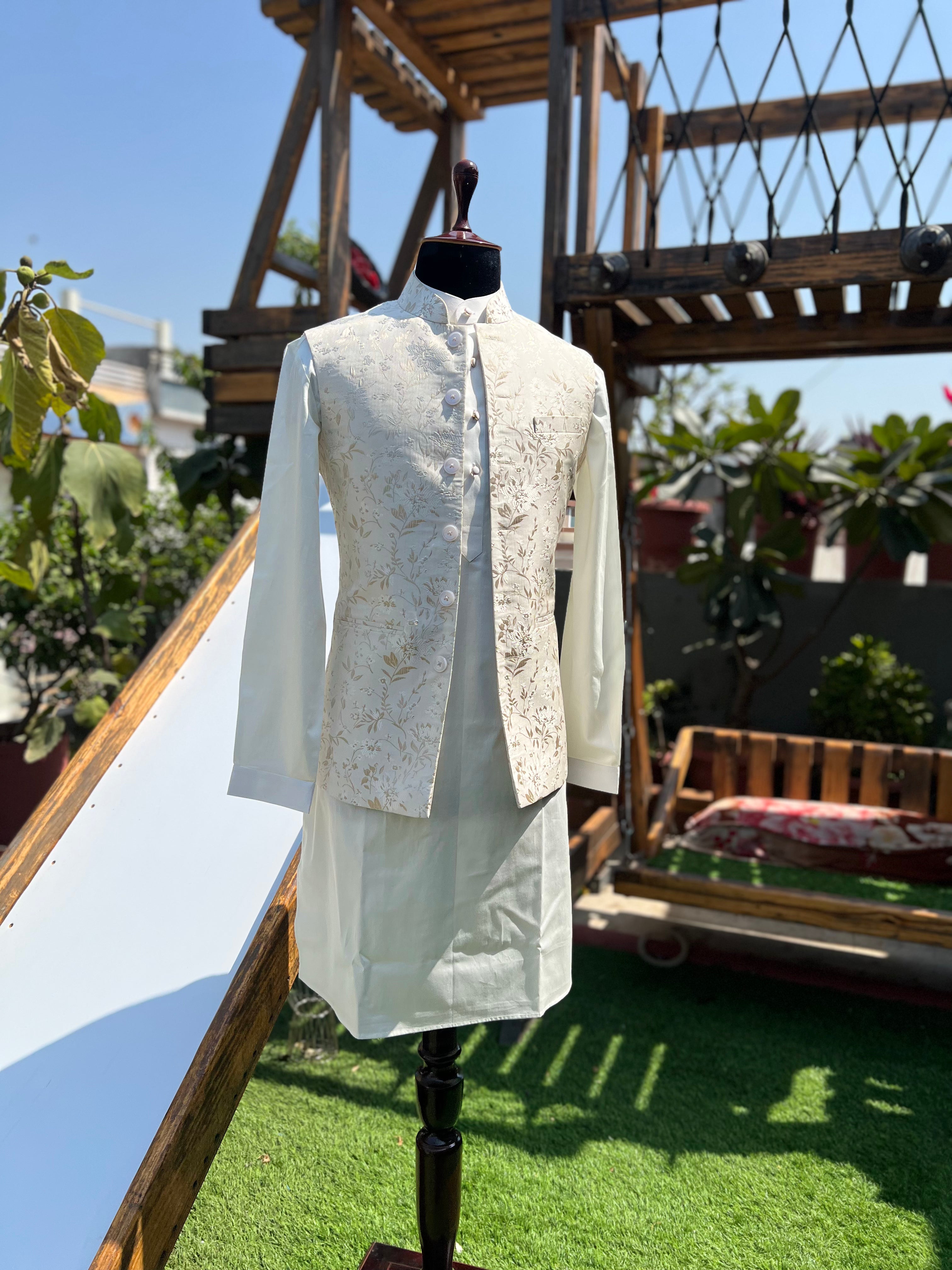 Ivory Nehru jacket