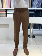 2 botton gurkha pant with single plated by zuber STYLO